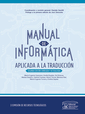 cover image of Manual de informática aplicada a la traducción